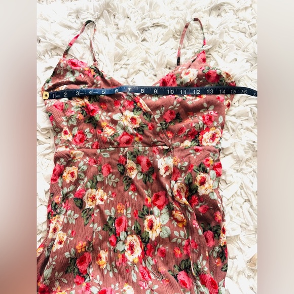 Lulus Everlasting Bliss Blush Floral Maxi Dress Size XS - Picture 13 of 14